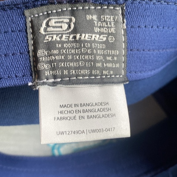 Skechers Sport Hat Cap blue unisex new - Picture 5 of 6